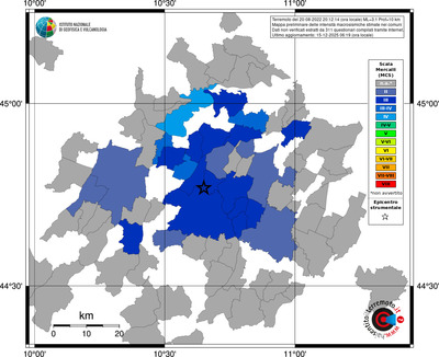 Mappa MCS - territori comuni
