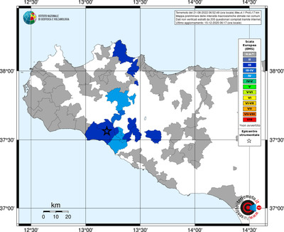 Mappa EMS - territori comuni