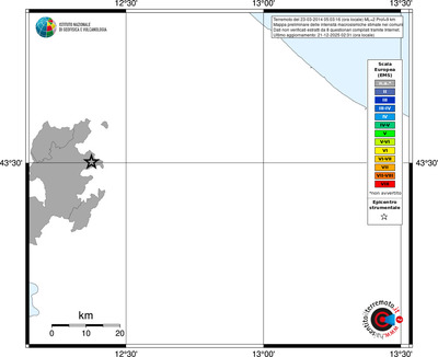 Mappa EMS - territori comuni
