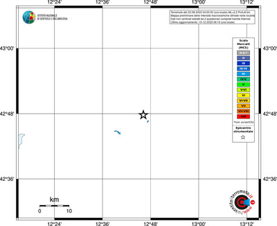 Mappa MCS - territori località