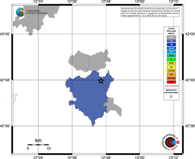 Mappa MCS - territori comuni
