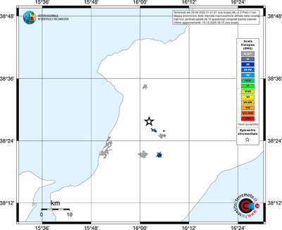 Mappa EMS - territori località