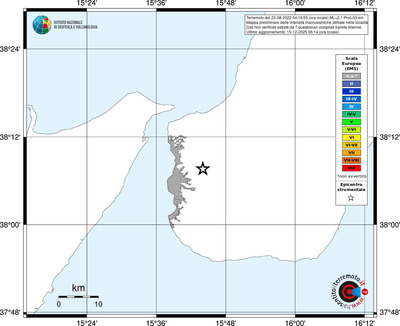 Mappa EMS - territori località