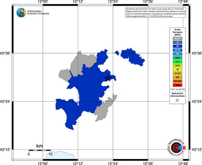Mappa EMS - territori comuni