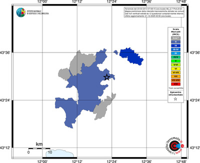 Mappa MCS - territori comuni