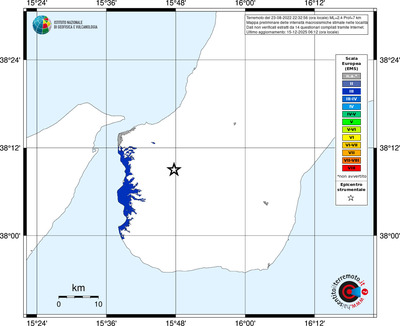 Mappa EMS - territori località