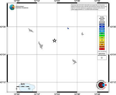 Mappa MCS - territori località