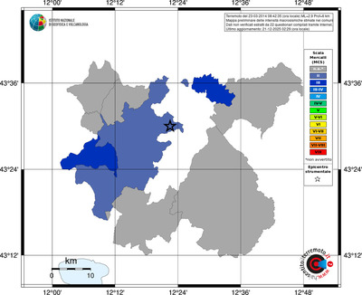 Mappa MCS - territori comuni