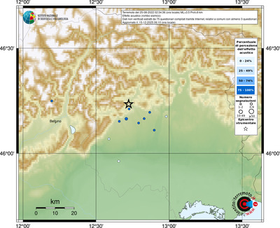 Mappa comuni con almeno 3 questionari
