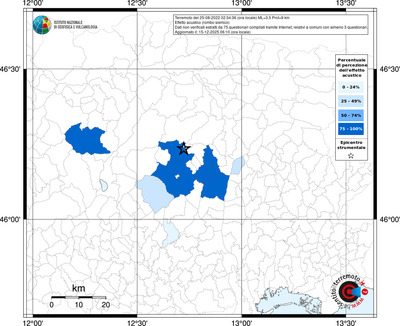 Mappa territorio comunale con almeno 3 questionari