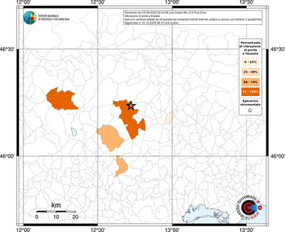 Mappa territorio comunale con almeno 3 questionari
