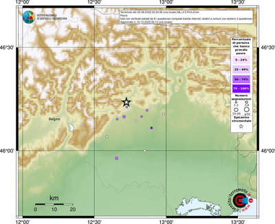 Mappa comuni con almeno 3 questionari