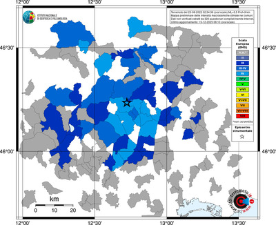Mappa EMS - territori comuni