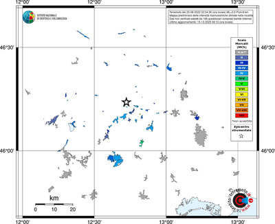 Mappa MCS - territori località