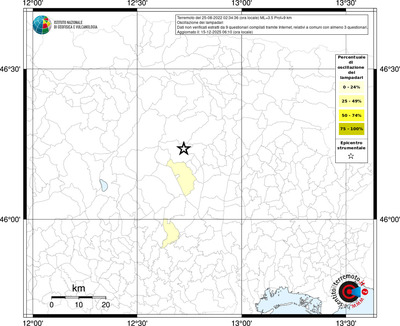 Mappa territorio comunale con almeno 3 questionari