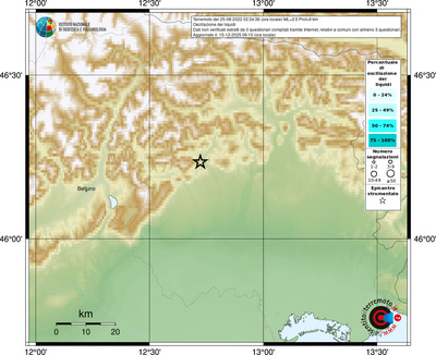 Mappa comuni con almeno 3 questionari