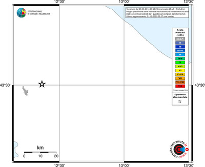Mappa MCS - territori località