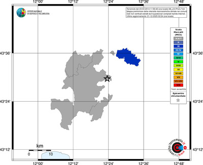 Mappa MCS - territori comuni