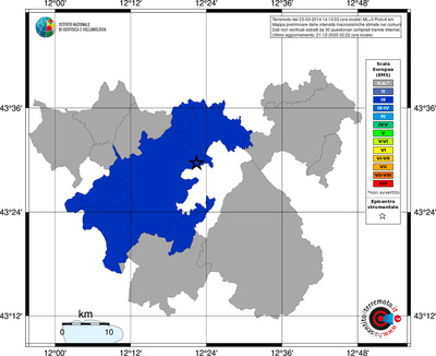 Mappa EMS - territori comuni