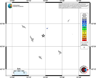 Mappa MCS - territori località
