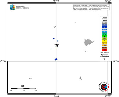 Mappa EMS - territori località