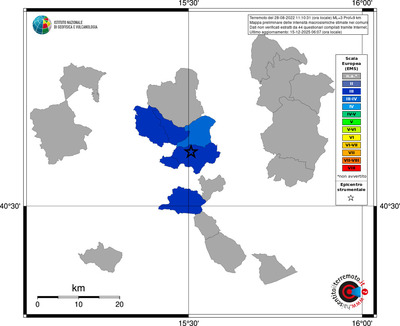 Mappa EMS - territori comuni