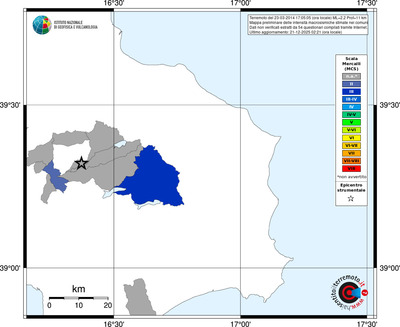 Mappa MCS - territori comuni
