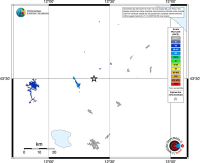 Mappa MCS - territori località