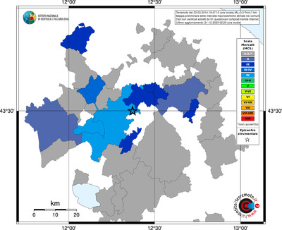 Mappa MCS - territori comuni