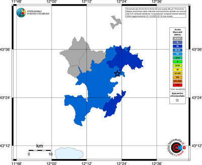 Mappa MCS - territori comuni