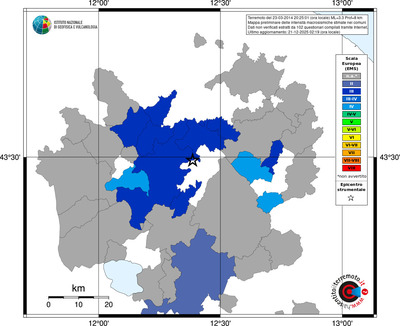 Mappa EMS - territori comuni