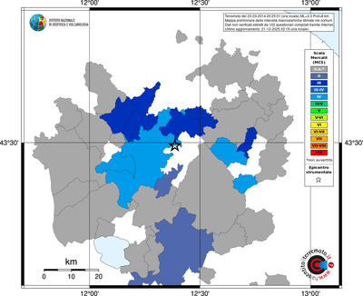 Mappa MCS - territori comuni