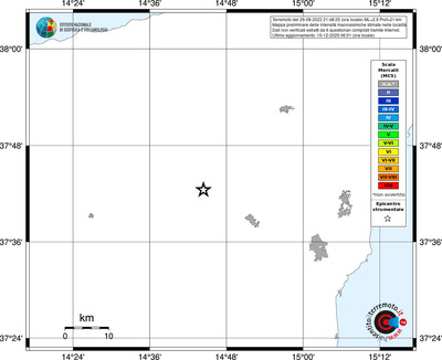 Mappa MCS - territori località