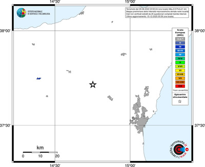 Mappa EMS - territori località