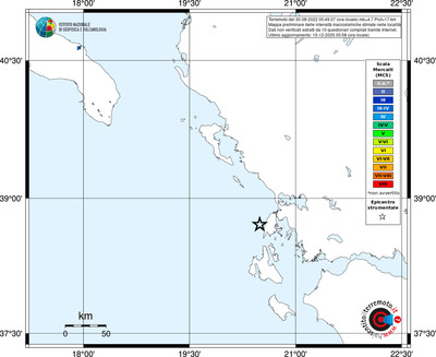 Mappa MCS - territori località