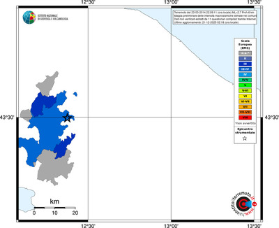 Mappa EMS - territori comuni