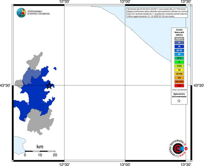 Mappa MCS - territori comuni