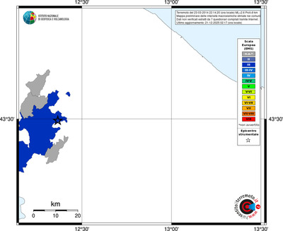 Mappa EMS - territori comuni