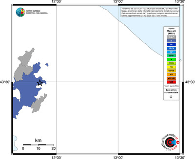 Mappa MCS - territori comuni
