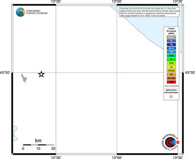 Mappa EMS - territori località
