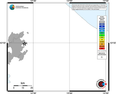 Mappa MCS - territori comuni