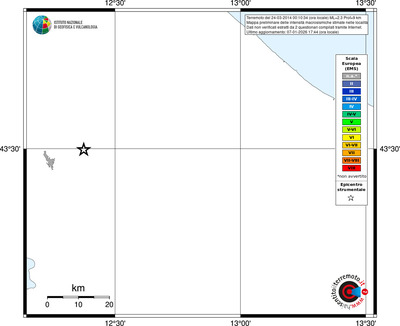 Mappa EMS - territori località