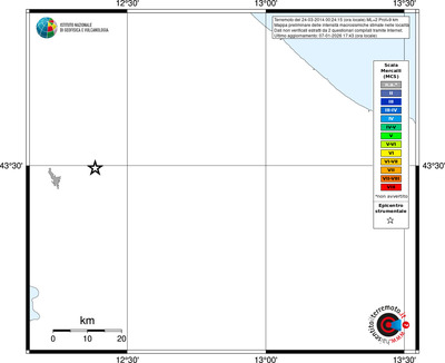 Mappa MCS - territori località