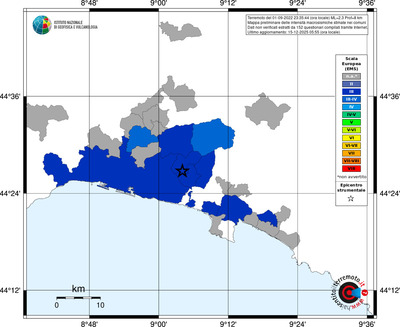Mappa EMS - territori comuni