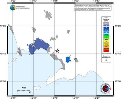 Mappa EMS - territori località