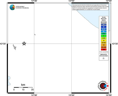Mappa MCS - territori località