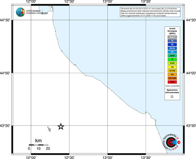 Mappa EMS - territori località