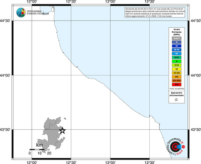 Mappa EMS - territori comuni