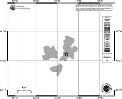 Mappa MCS - territori comuni