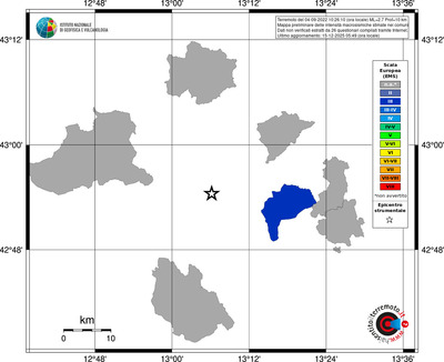 Mappa EMS - territori comuni